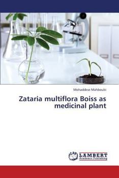 Paperback Zataria Multiflora Boiss as Medicinal Plant Book
