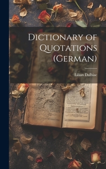 Hardcover Dictionary of Quotations (German) [German] Book