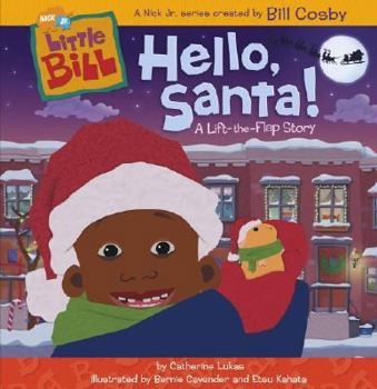 Hardcover Hello, Santa!: A Lift-The-Flap Story Book