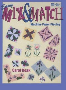 Paperback Easy Mix and Match Machine Paper Piecing Book
