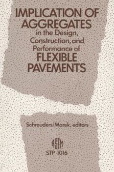 Hardcover Implication of Aggregates in the Design, Construction, and Performance of Flexible Pavements Book