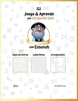 Paperback Juega y aprende con mi Querido Rabi: Diversión con emunah [Spanish] Book