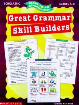 Paperback Ready-To-Go Reproducibles: Great Grammar Skill Builders : Grades 6-8 Book
