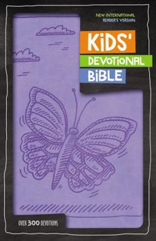 Imitation Leather Nirv, Kids' Devotional Bible, Leathersoft, Lavender: Over 300 Devotions Book