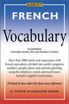 Paperback French Vocabulary Book