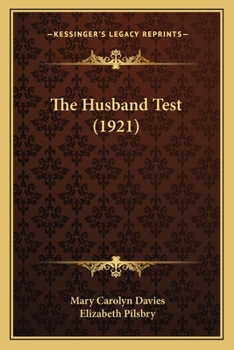 Paperback The Husband Test (1921) Book