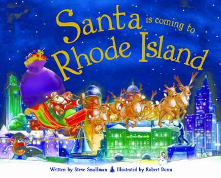 Hardcover Santa Is Coming to Rhode Island Book