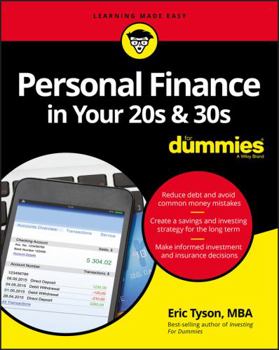 Paperback Personal Finance in Your 20s & 30s for Dummies Book