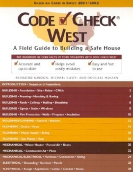 Spiral-bound Code Check West: A Field Guide to Building a Safe House Book