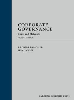 Hardcover Corporate Governance: Cases and Materials Book