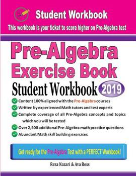 Paperback Pre-Algebra Exercise Book: Student Workbook Book