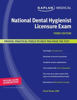Paperback Kaplan Medical National Dental Hygienist Licensure Exam Book