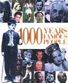 Hardcover 1000 Years of Famous People Book