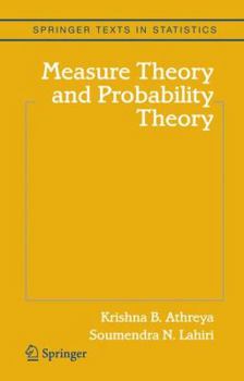 Paperback Measure Theory and Probability Theory Book
