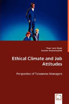 Paperback Ethical Climate and Job Attitudes Book