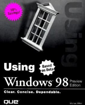 Paperback Using Windows 98 Book
