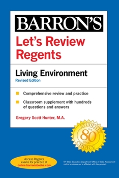 Paperback Let's Review Regents: Living Environment Revised Edition Book