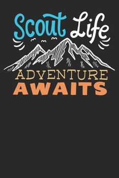 Notebook Journal: Scouting Camping Hiking 6x9 Dot Grid 120 Pages