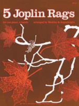 Hardcover 5 Joplin Rags: For One Piano, 4 Hands Book