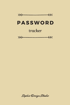 Password Tracker: Internet Password Organizer Logbook And Username 6x9