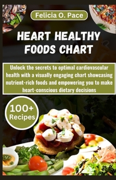 Paperback Heart Healthy Foods Chart: Unlock the secrets to optimal cardiovascular health with a visually engaging chart showcasing nutrient-rich foods and [Large Print] Book