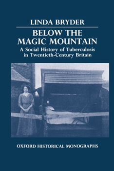 Hardcover Below the Magic Mountain - A Social History of Tuberculosis in Twentieth Century Britain. Book