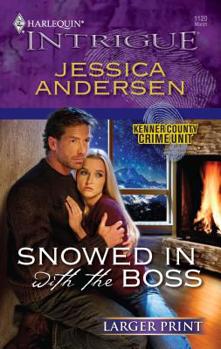 Mass Market Paperback Snowed in with the Boss [Large Print] Book