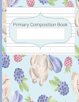 Paperback Primary Composition Book: Blank Handwriting & Sketch Notebook, Story Space & Dotted Mid-Line Notebook, Draw & Write Notebook, For Primary, Kinde Book