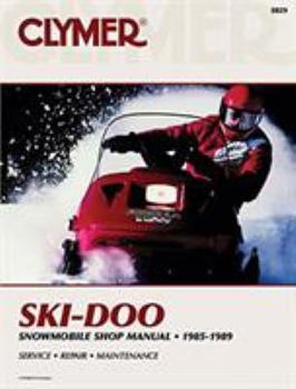 Paperback Clymer Ski-Doo Snowmobile Shop Manual, 1985-1989: Service, Repair, Maintenance Book