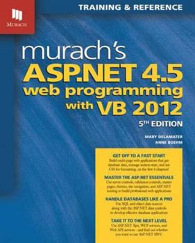 Paperback Murach's ASP.Net 4.5 Web Programming with VB 2012 Book