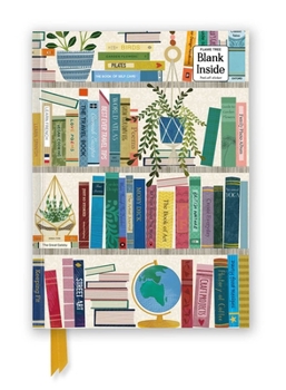 Georgia Breeze: Bookshelves (Foiled Blank Journal) (Flame Tree Blank Notebooks)