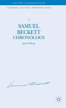 Hardcover A Samuel Beckett Chronology Book