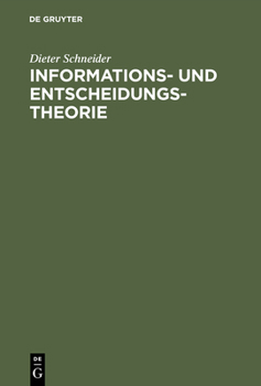 Hardcover Informations- und Entscheidungstheorie [German] Book