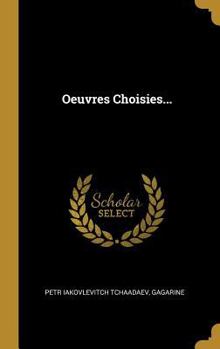 Hardcover Oeuvres Choisies... [French] Book