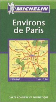 Map Michelin Mini Map of France, Environs of Paris [French] Book