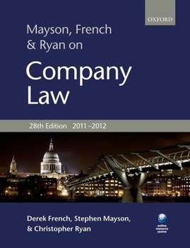 Paperback Mayson, French and Ryan on Company Law Book