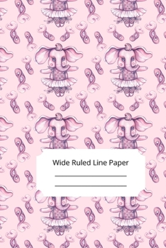 Paperback Dancing Art and Silhouettes Theme Wide Ruled Line Paper Book