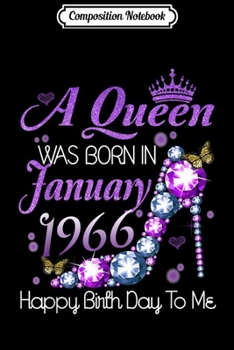 Composition Notebook: Womens 50th Birthday January 1968 50 Years of Awesome  Journal/Notebook Blank Lined Ruled 6x9 100 Pages