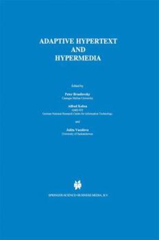 Paperback Adaptive Hypertext and Hypermedia Book