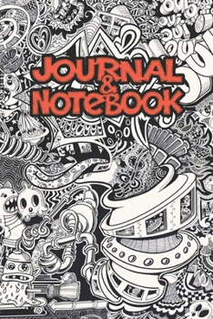 Paperback Doodle Journal and Notebook: 120 Lined Pages - 6 x 9 Book
