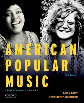 Paperback American Popular Music: From Minstrelsy to MP3 Book