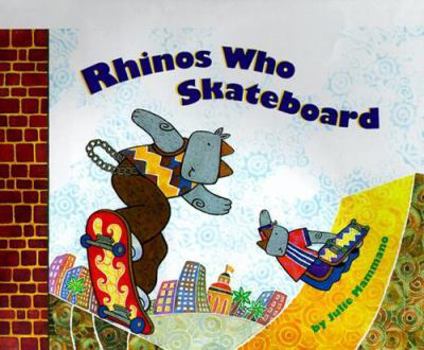 Hardcover Rhinos Who Skateboard Book