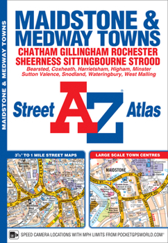 Paperback Maidstone & Medway Towns A-Z Street Atlas Book