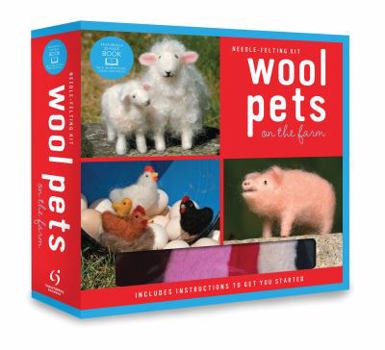 Paperback Wool Pets on the Farm Needle Felting Kit Book