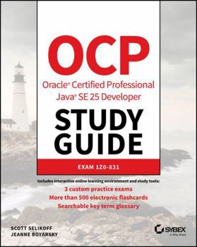 Paperback OCP Oracle Certified Professional Java SE 25 Developer Study Guide (Sybex Study Guide) Book
