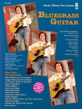 Paperback Bluegrass Guitar: Deluxe 2-CD Set (Music Minus One Guitar) Book