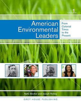 Hardcover American Environmental Leaders: 0 Book