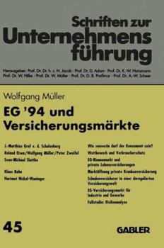 Paperback Eg '94 Und Versicherungsmärkte [German] Book