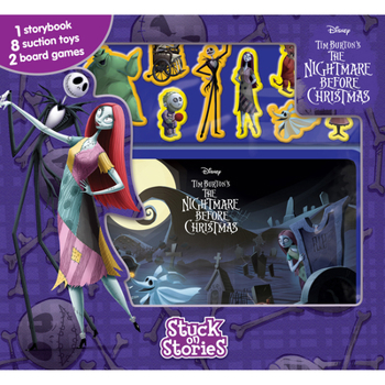 Misc. Disney Nightmare Before Christmas Stuck on Stories Book