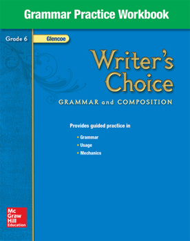 Paperback Writer's Choice, Grade 6, Grammar Practice Workbook Book